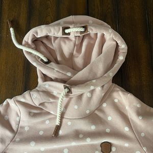 Pink/white Naketano sweatshirt. *trades welcome*